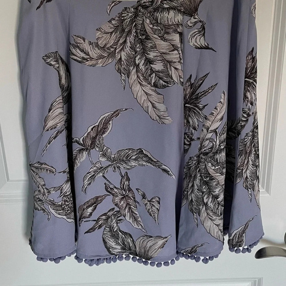 Aritzia Tularosa Iris high waisted rise Skirt in Chambray Purple 18748 - Picture 9 of 13